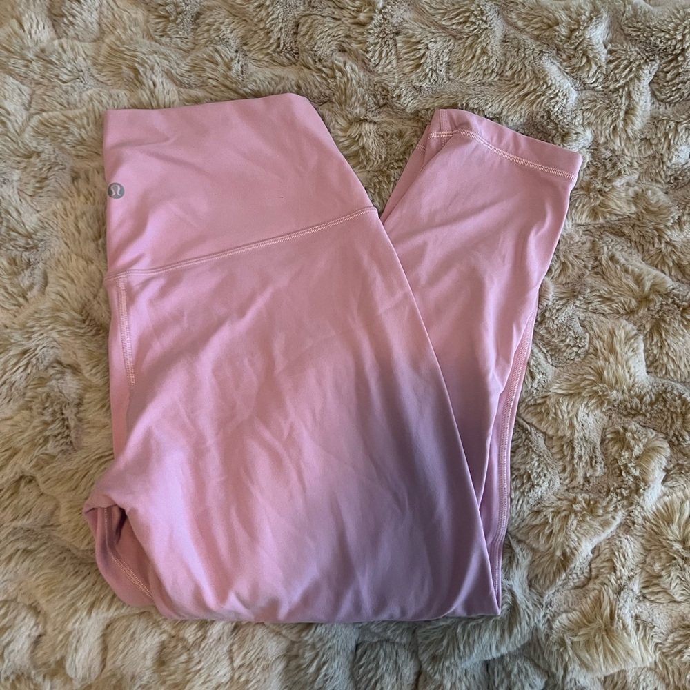 Lululemon Light Pink Leggings Align size 12